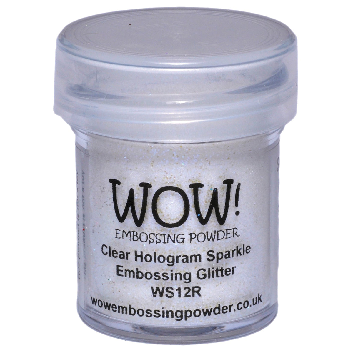 WOW, Embossing Powder, Clear Hologram Sparkle