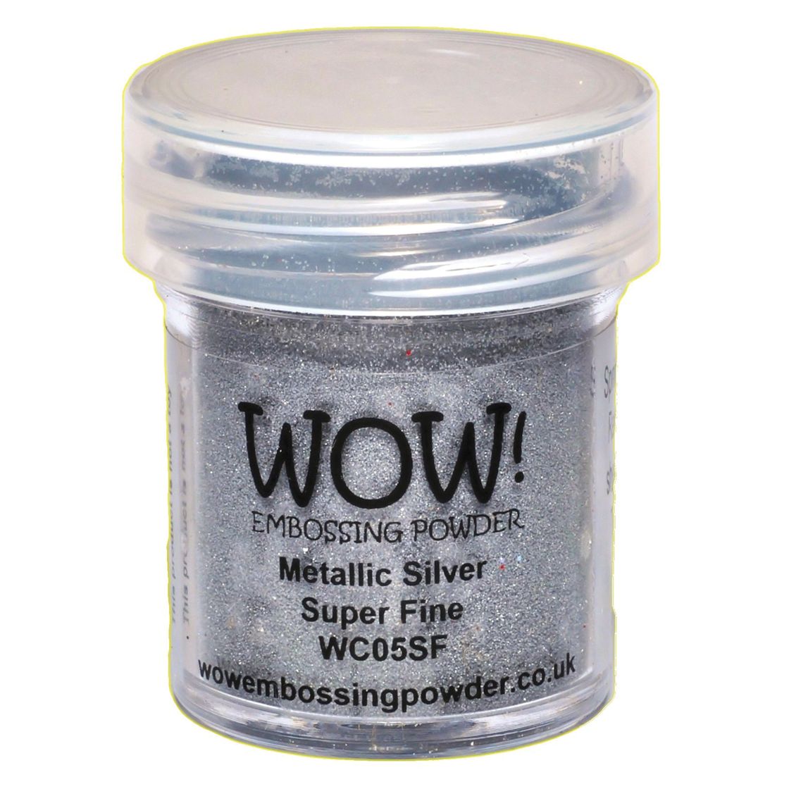 WOW, Embossing Powder, Super Fine Silver Metallic