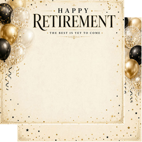 Scrapbook Customs, Happy Retirement Balloons