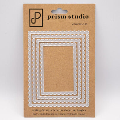 Prism Studio, Chroma-cuts, Stitched Scalloped Rectangles