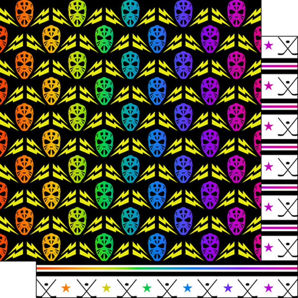 Scrapbook Customs, Hockey Neon