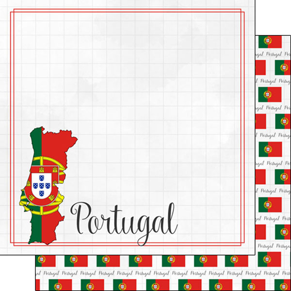 Scrapbook Customs, Portugal Adventure Border