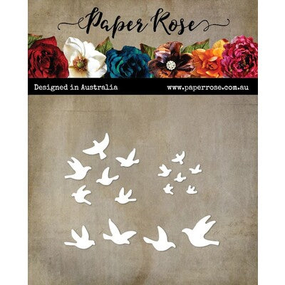 Paper Rose Die Cut,  Birds Die Cuts