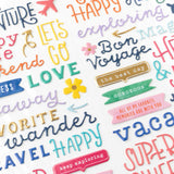 American Crafts, Paige Evans, Thickers Phrases - Adventurous