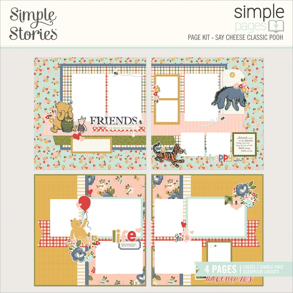 Simple Stories, Page Kit, Say Cheese Classic Pooh