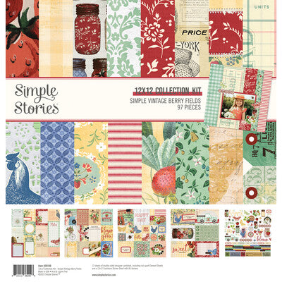 Simple Stories, Berry Fields, Paper pack