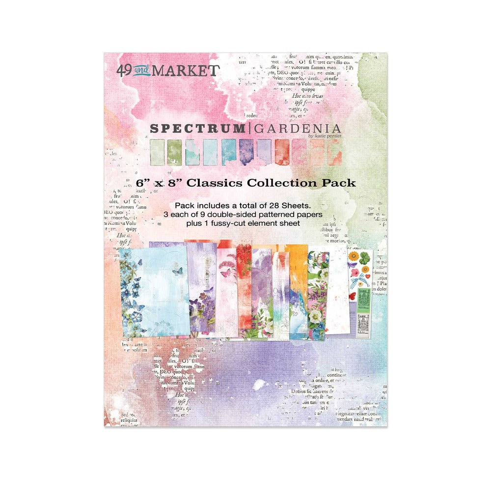 49th & Market, Spectrum Gardenia 6x8 Paper pack