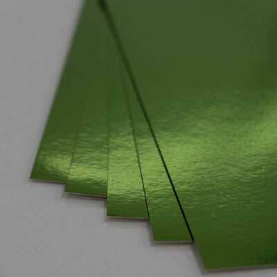 Prism Studio, Whole Spectrum Foil Cardstock, Pack 8.5x11- Emerald