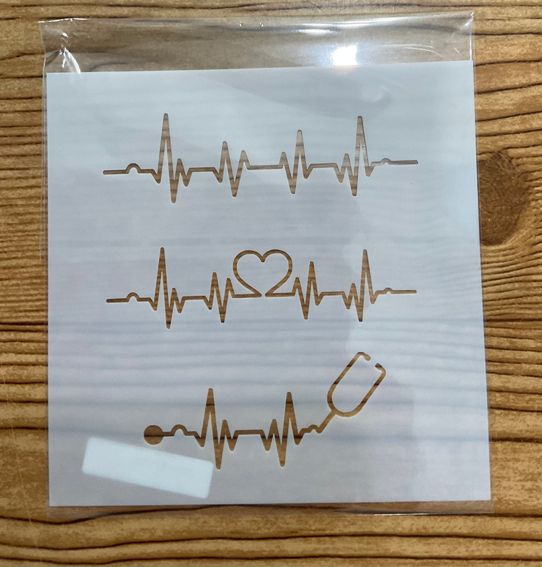 Creations by Kari, Heartbeat Stencil