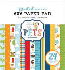 Echo Park, Pets 6x6 Paper pad