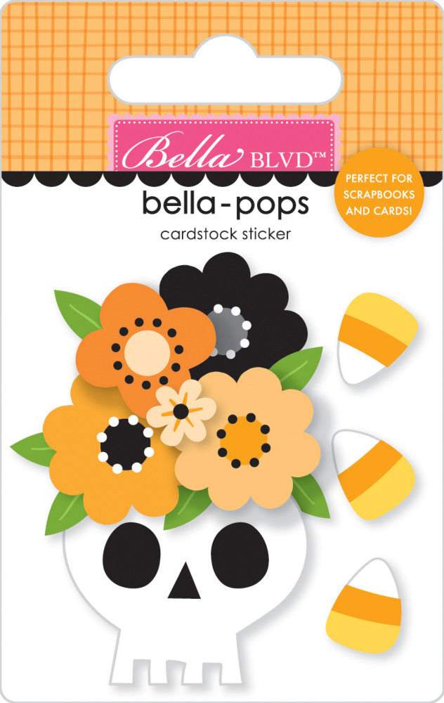 Bella Blvd., Bella-pops 3D Cardstock Sticker, Boo Blooms Pre-order