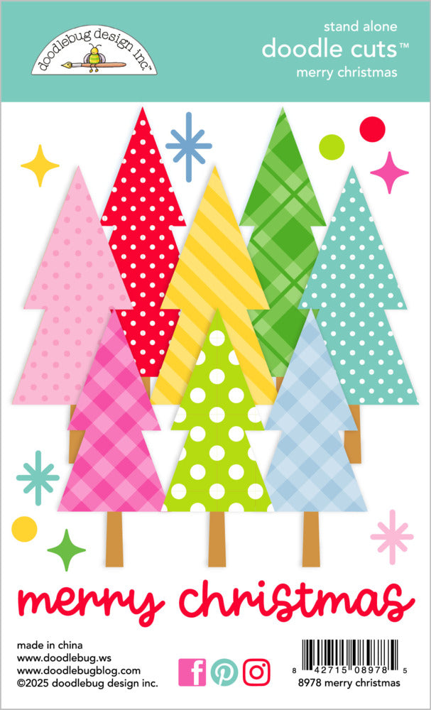 Doodlebug, Die, Merry Christmas Pre-order
