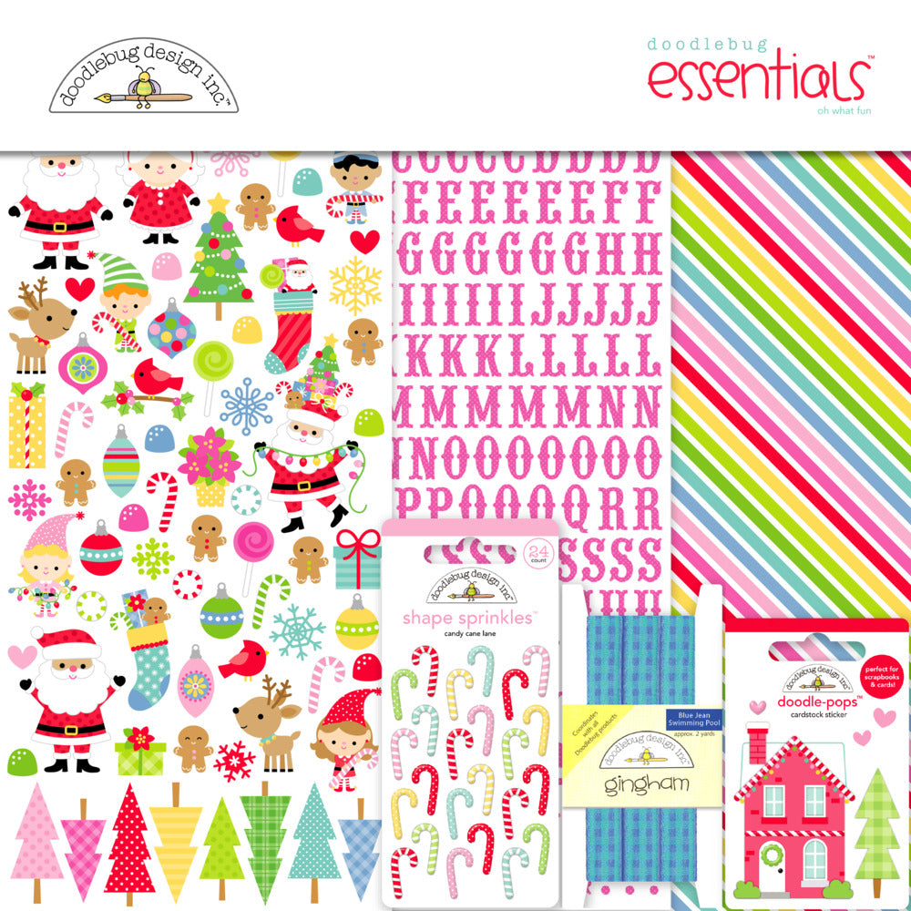 Doodlebug, Essentials Kit, Oh What Fun Pre-order
