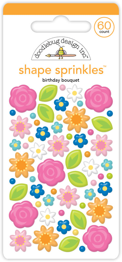Doodlebug,Shape Sprinkles, Birthday Bouquet Pre-order