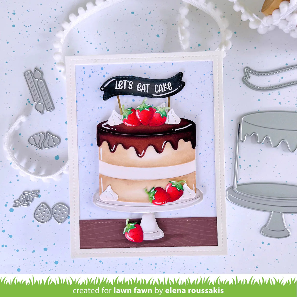 Lawn Fawn, Build A Cake Add On