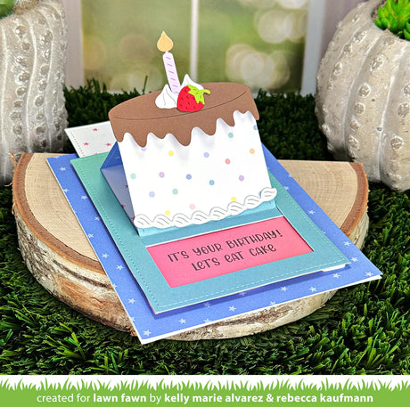 Lawn Fawn, Build A Cake Die Cut