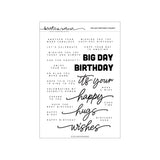 Concord & 9th , Kristina Werner, Clear Stamp, Big Day Birthday