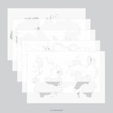 Concord & 9th, Stencil Pack, Splash (4pc)