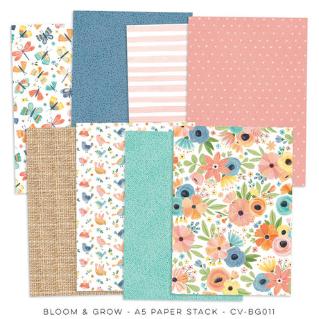 Cocoa Vanilla Studio, Bloom & Grow; 6 x 8.25 Paper Pad