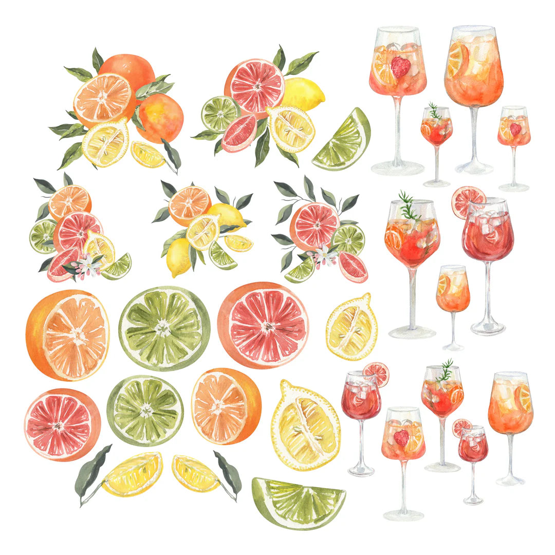 Simply Stated, Sweet Summer Citrus Ephemera