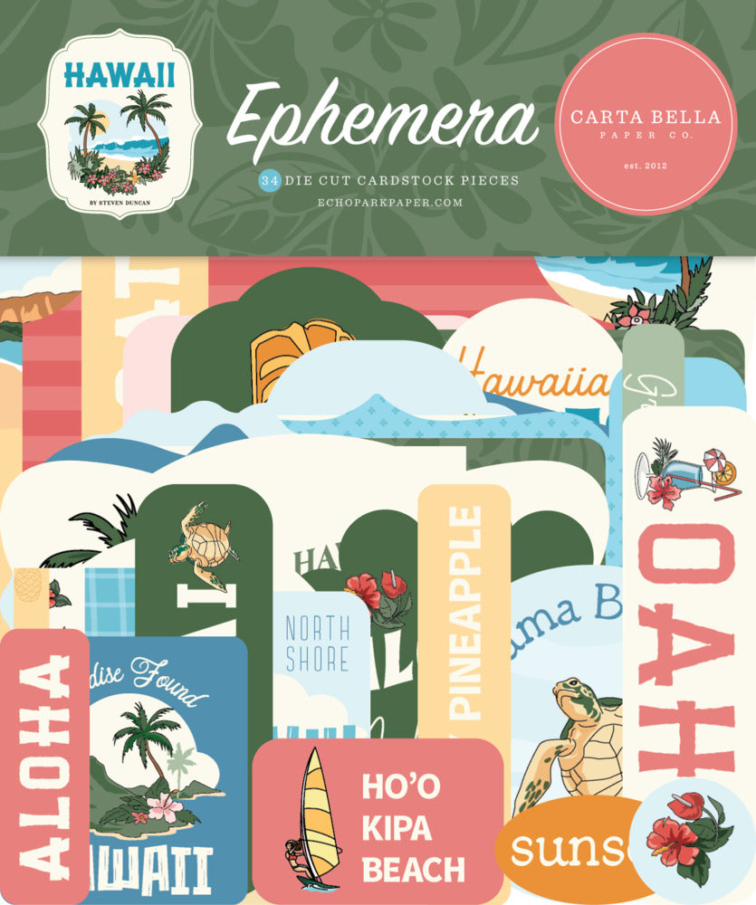 Echo Park,  Carta Bella, Ephemera, Hawaii