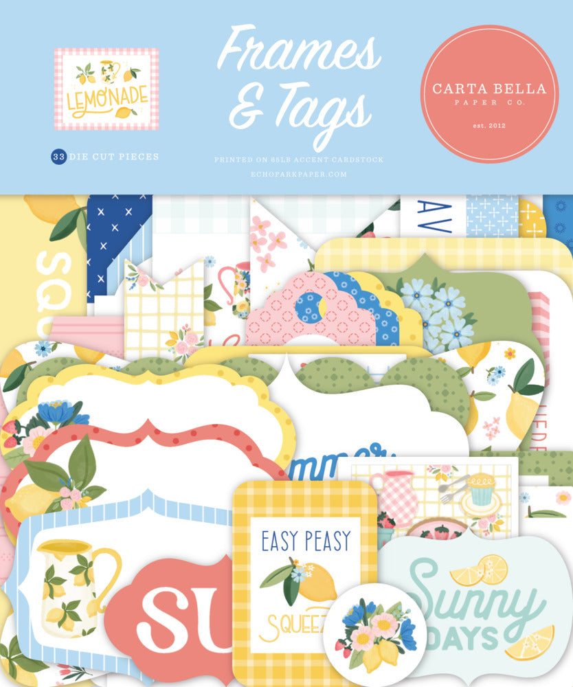 Echo Park, Carta Bella, Frames & Tags, Lemonade