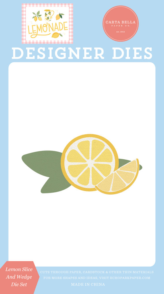 Echo Park, Carta Bella, Die, Lemonade - Lemon Slice And Wedge