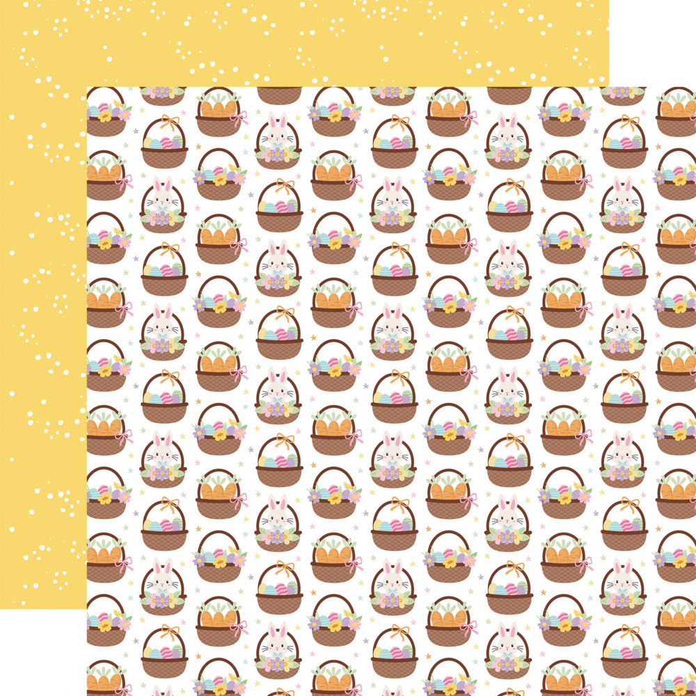 Echo Park, 12X12 Patterned Paper, Easter Basket - Easter Baskets