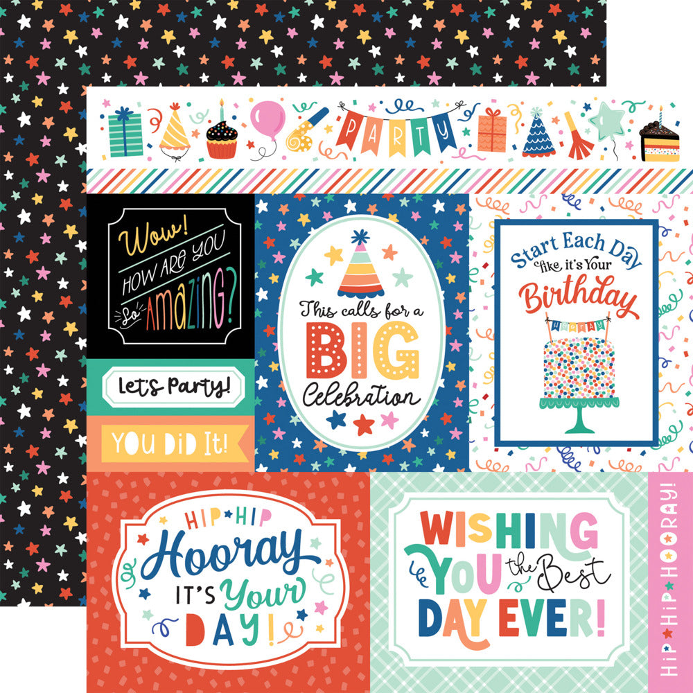 Echo Park; Hip Hip Hooray; Multi-Journaling Cards