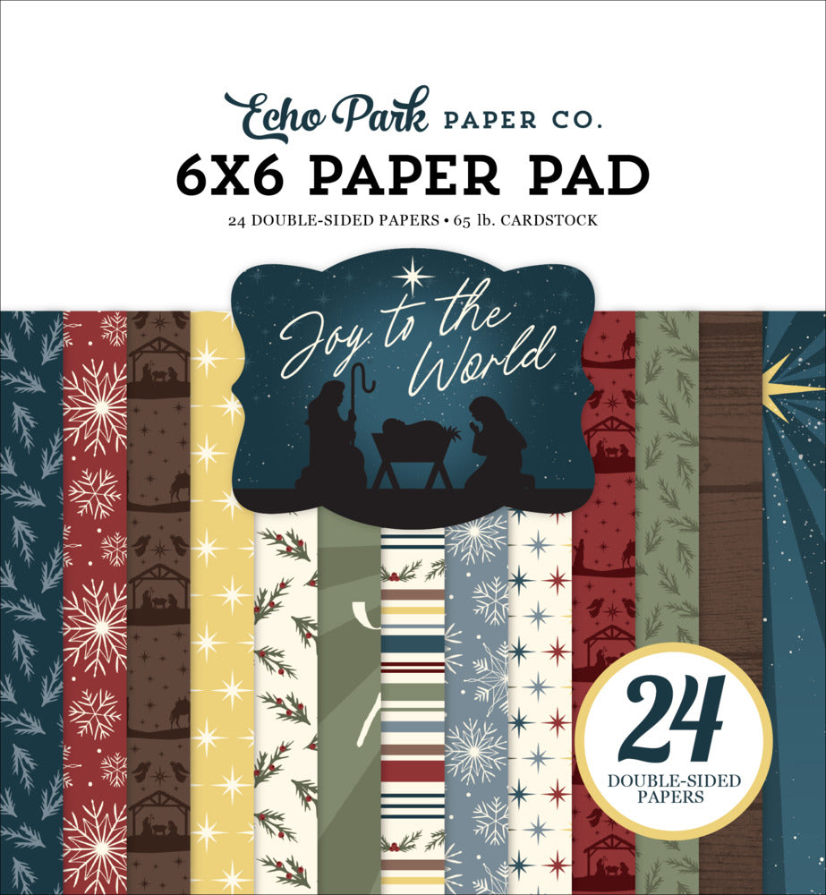 Echo Park, 6X6 Paper Pad, Joy to the World