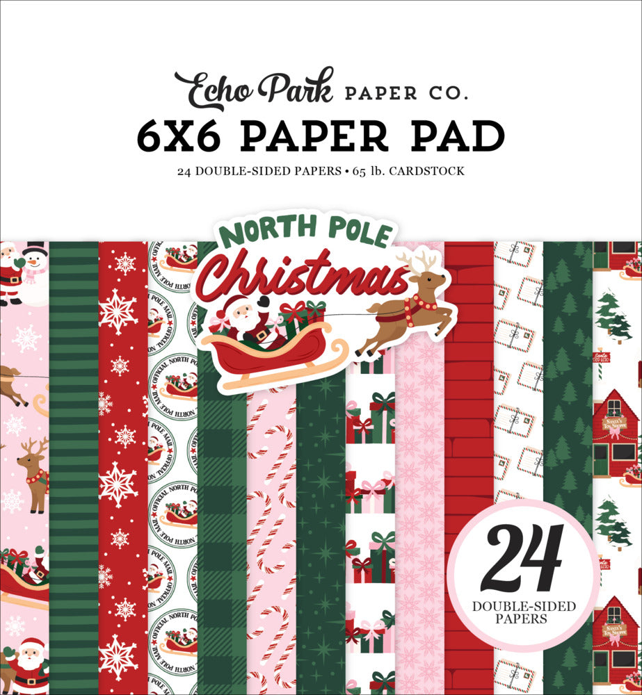 Echo Park, 6X6 Paper Pad, North Pole Christmas