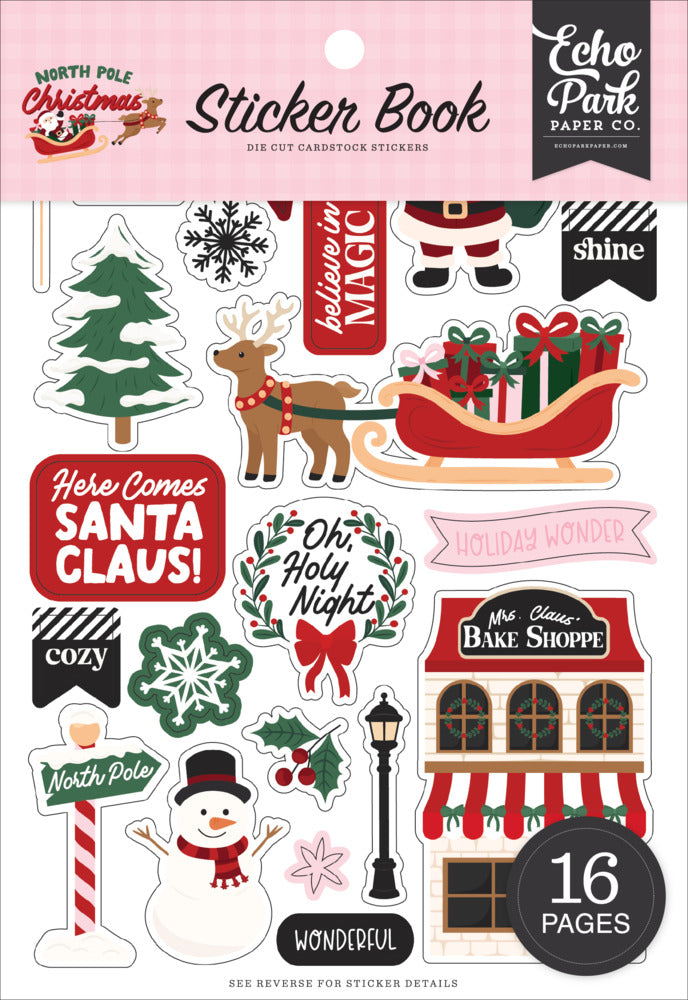 Echo Park, Sticker Book, North Pole Christmas
