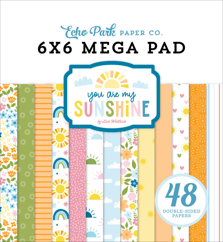 Echo Park, 6X6 Mega Paper Pad, You Are My Sunshine Pre-order