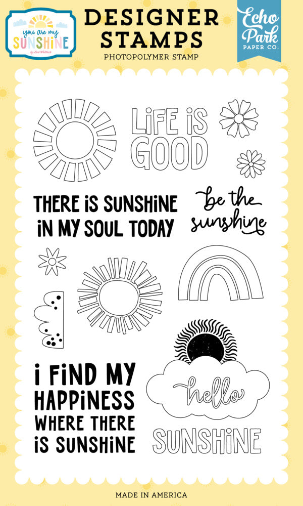 Echo Park, Clear Stamp, You Are My Sunshine - Life Is Good Pre-order