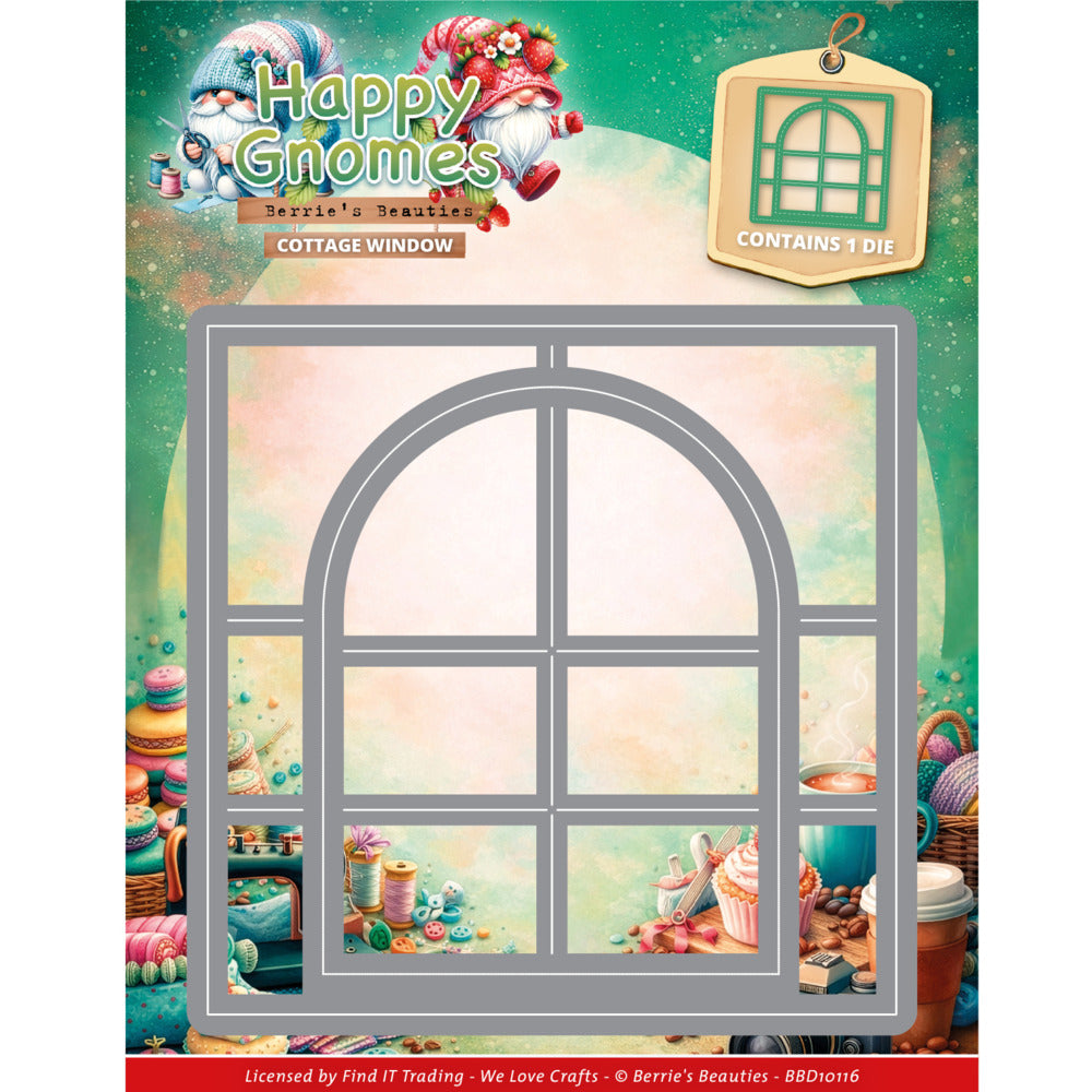 Find It, Die, Happy Gnomes - Cottage Window Pre-Order