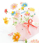 The Stamp Market, Daisy Delights Stamp & Die cut Set