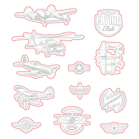 Honeybee Stamps, Cling Stamp and Die, Born to Fly