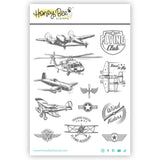 Honeybee Stamps, Cling Stamp and Die, Born to Fly