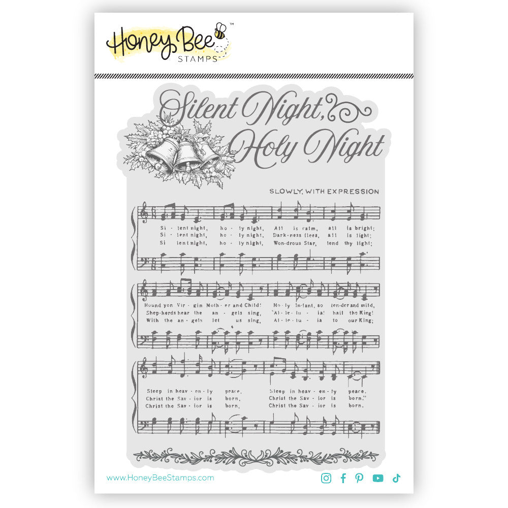 Honey Bee, Clear Stamp, Silent Night Pre-order