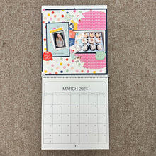 Load image into Gallery viewer, The Scrapbook Cottage, 12x12 Dated 2024 Calendar
