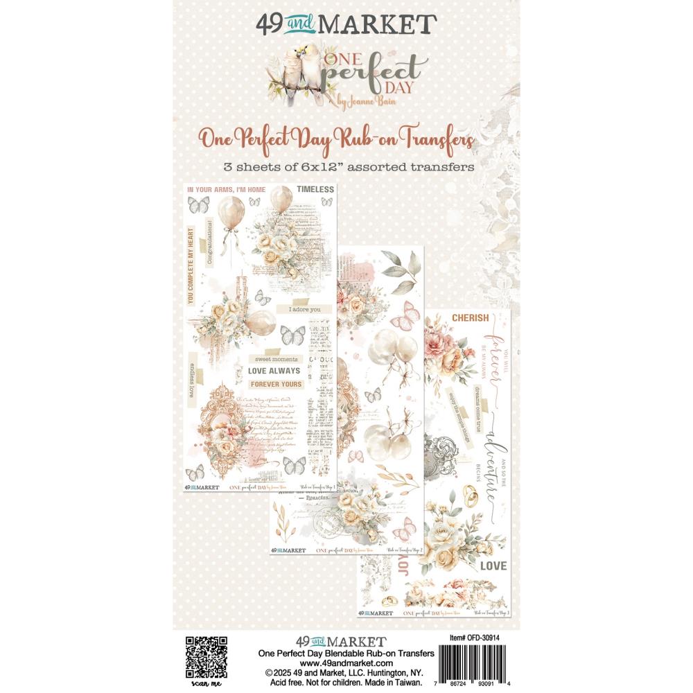 49 & Market, One Perfect Day Rub-ons