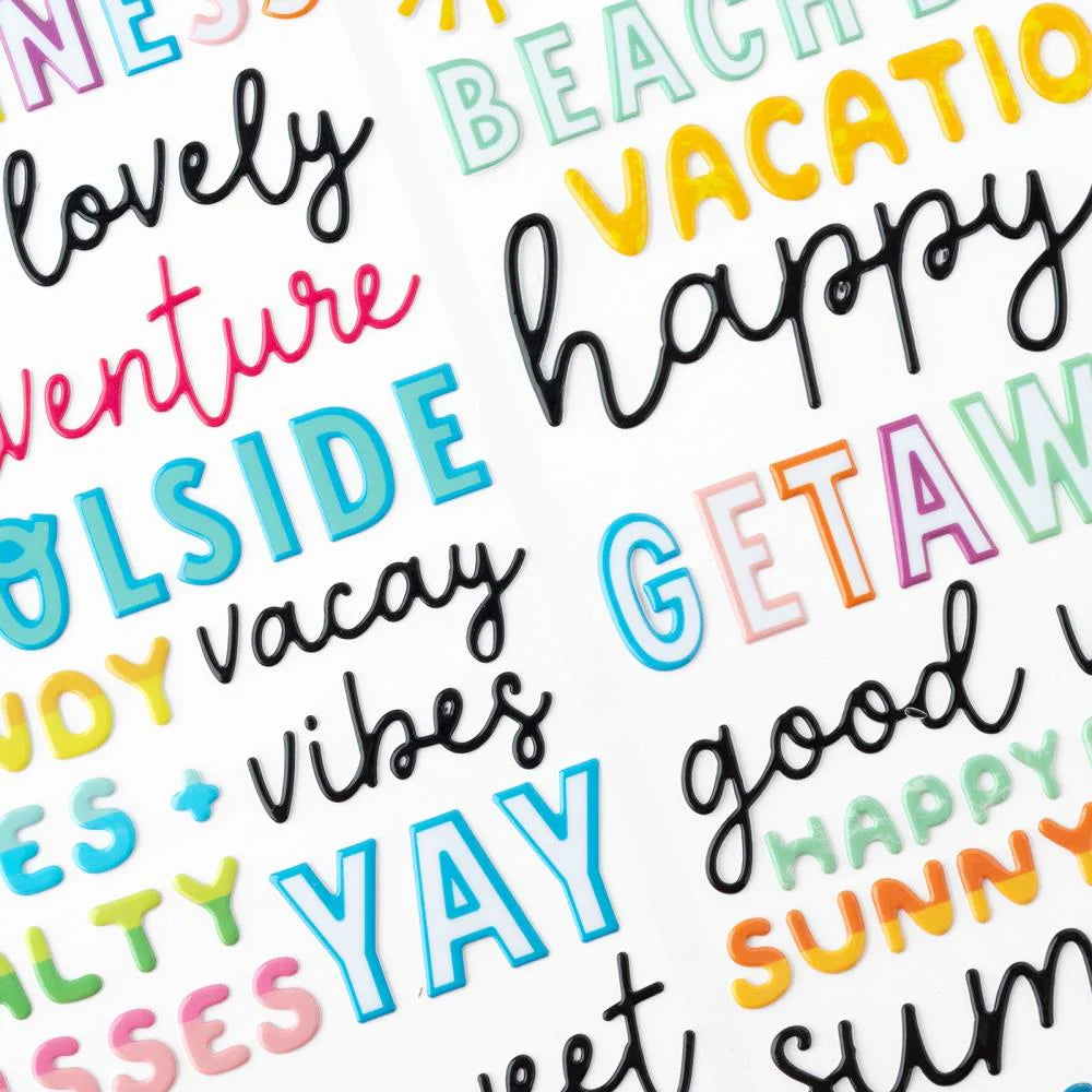 American Crafts, Thickers, Fun in the Sun