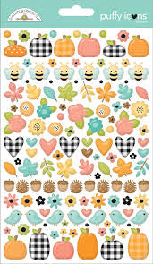 Doodlebug, Farmhouse; Puffy Stickers