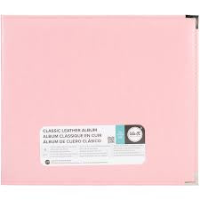 American Crafts, We R Memory Keepers, 12x12 Ring Binder, Pretty Pink