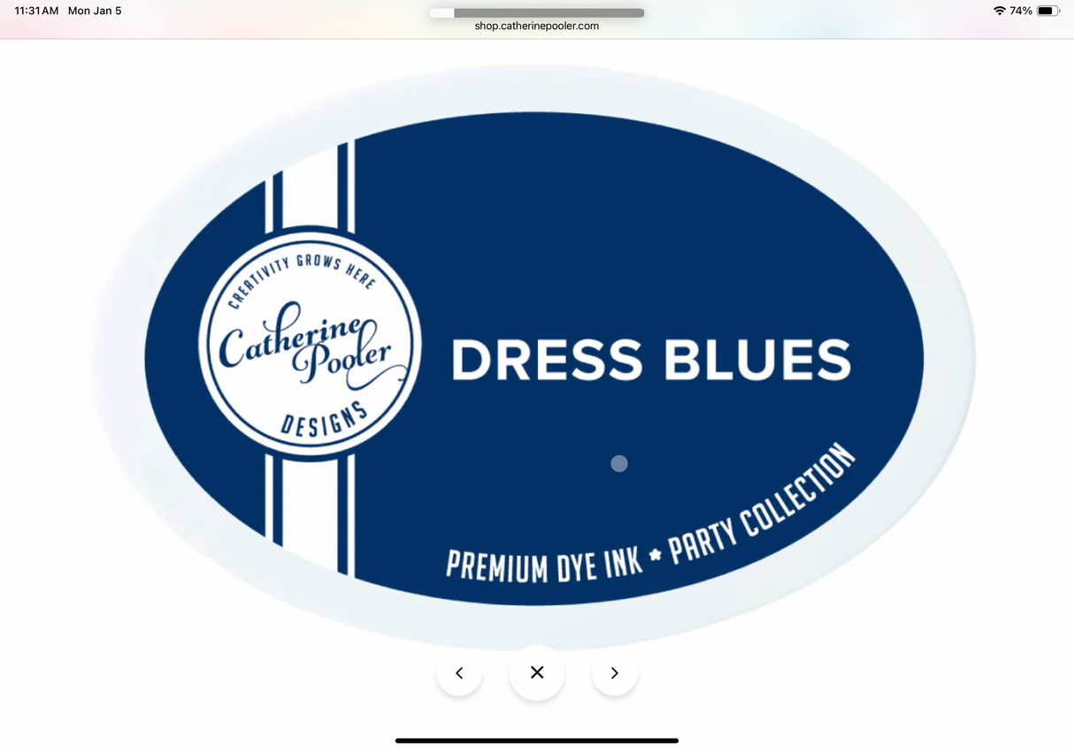 Catherine Pooler, Party Collectn, Dress Blues