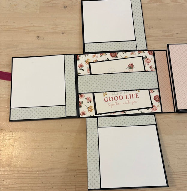 TSC, Virtual Kit, Feels Like Home 5x7 Folio Mini Book Kit