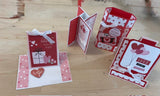 Marilyn Whatman, Valentines Card Kit-4 Interactive Cards