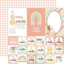 Echo Park, Our Baby Girl, Multi Journaling Cards