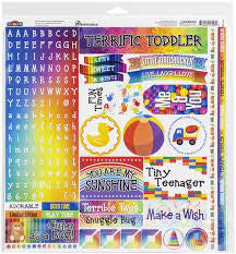 Reminisce, Terrific Toddler, Sticker Sheet