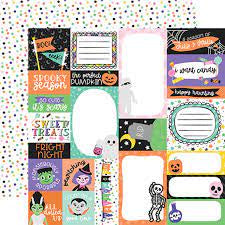 Echo Park, Monster Mash, Multi Journaling Cards